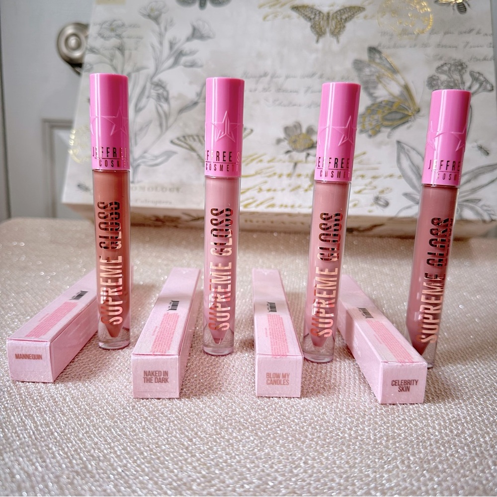 Jeffree Star 4 pc Nudes Supreme Gloss Collection NIB